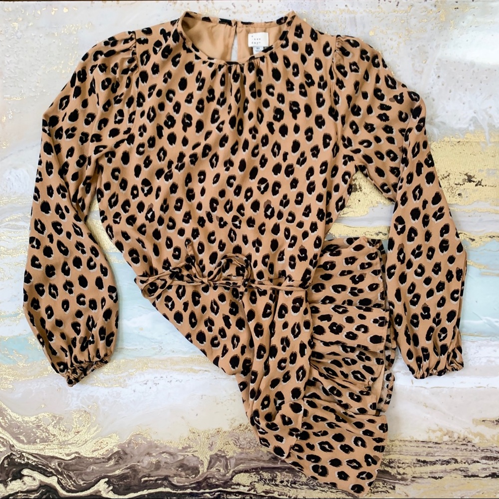 SOLD - Leopard Dress